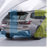 Ρύθμιση πίσω αεροτομής για πορτμπαγκάζ BMW 3 G21 Touring 2019+ – DBa961 - Изображение 2